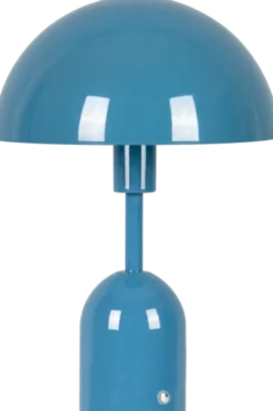 Mycena LED oppladbar bordlampe 30cm blå