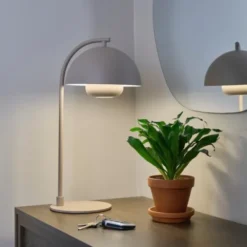Myla LED oppladbar bordlampe 45cm beige