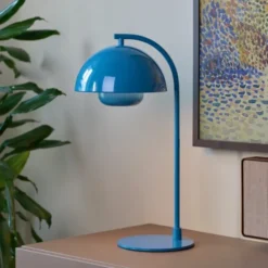 Myla LED oppladbar bordlampe 45cm blå