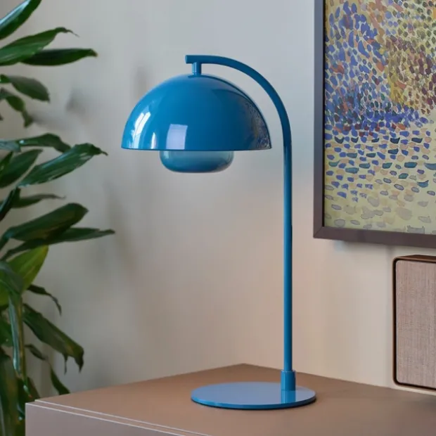 Myla LED oppladbar bordlampe 45cm blå