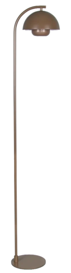 Myla LED oppladbar gulvlampe 145cm brun