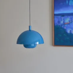 Myla LED oppladbar pendel 20cm blå