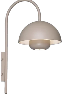 Myla LED oppladbar vegglampe 45cm beige