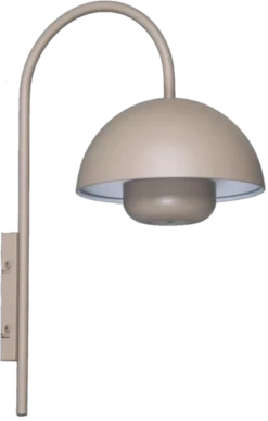 Myla LED oppladbar vegglampe 45cm beige