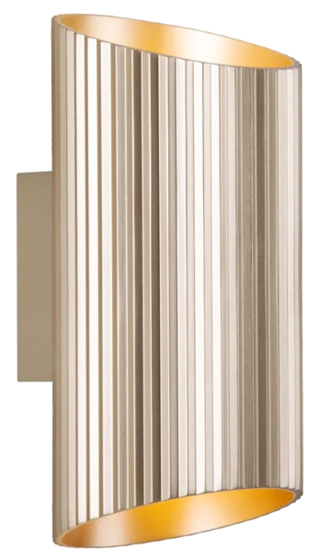 Narvik utelampe vegg IP65 20cm gull