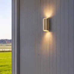 Narvik utelampe vegg IP65 20cm gull