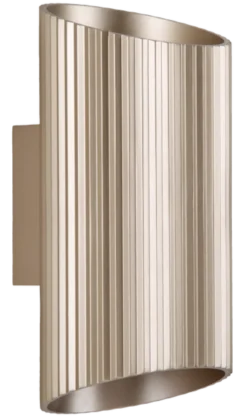 Narvik utelampe vegg IP65 20cm gull