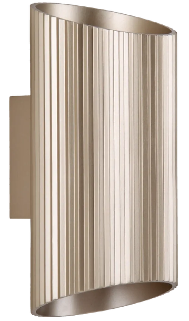 Narvik utelampe vegg IP65 20cm gull
