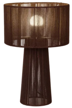 Naya bordlampe 46cm brun