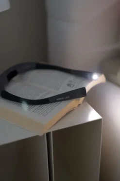 Neck Light LED oppladbar leselampe grå