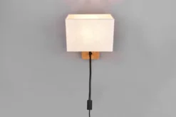 Nilam LED vegglampe m/lesearm 30cm natur