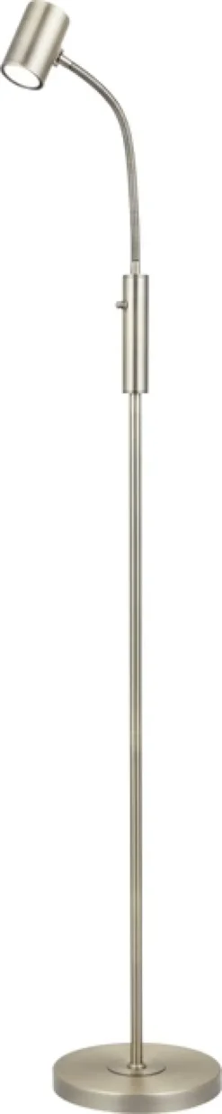 Noor II leselampe gulv 1lys 146cm messing