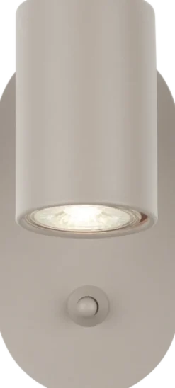 Noor II leselampe vegg 1lys 14cm beige