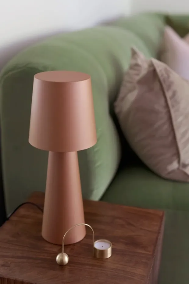 Nubian bordlampe 40cm brun