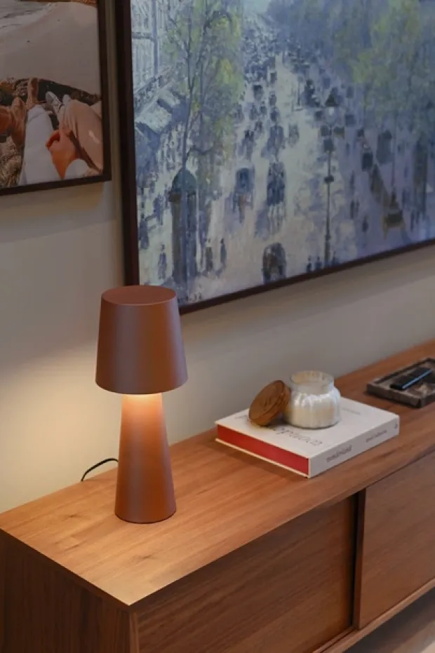 Nubian bordlampe 40cm brun