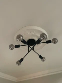 Oda plafond taklampe 58cm sort