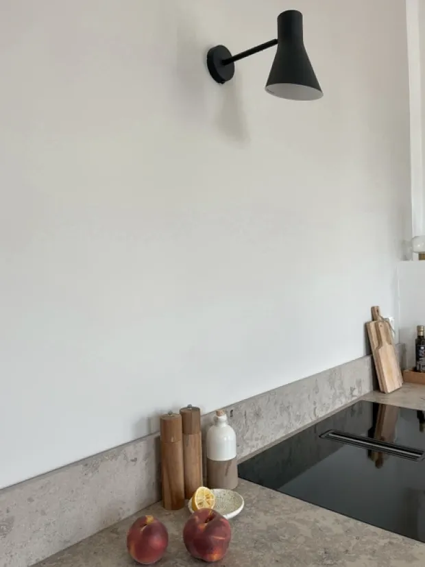 Odense leselampe vegg 18,5cm sort
