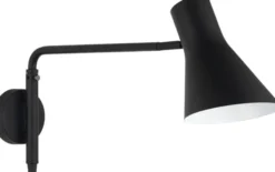 Odense Long leselampe vegg 28,2cm sort