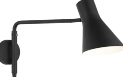 Odense Long leselampe vegg 28,2cm sort