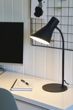 Odense skrivebordslampe 49cm sort