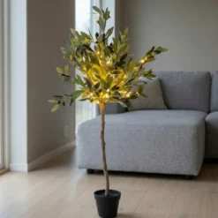 Oliventre LED IP44 93cm grønn