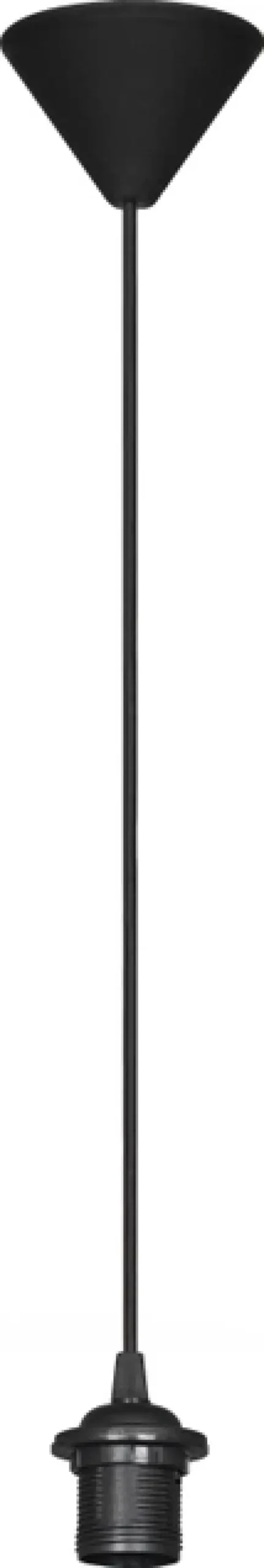 Oppheng E27 for skjermer sort