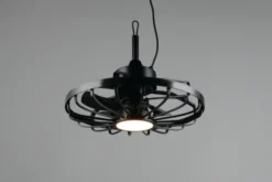 Oslo LED takvifte IP44 sort