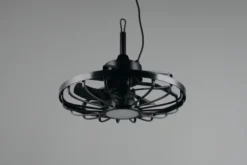 Oslo LED takvifte IP44 sort