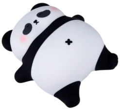 Panda sovende LED oppladbar bordlampe 16,4cm RGB
