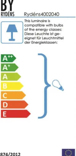 Paragon bordlampe 52cm sort