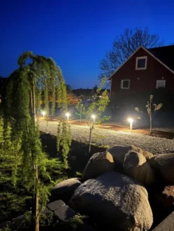 Pearl LED utelampe stolpe IP54 50cm grå