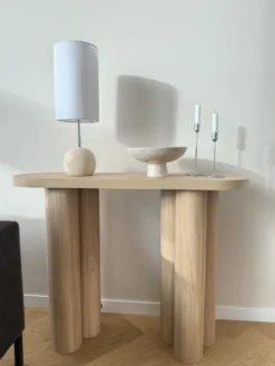 Pillar konsollbord natur