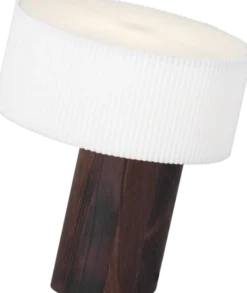 Pisa bordlampe 20cm brun