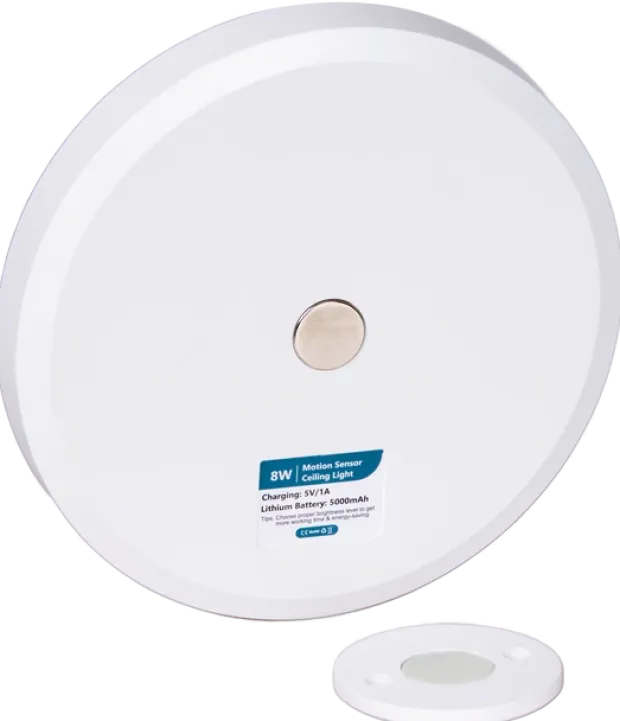 Pixi LED plafond taklampe oppladbar 15cm hvit