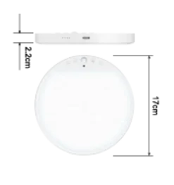 Pixi LED plafond taklampe oppladbar 15cm hvit