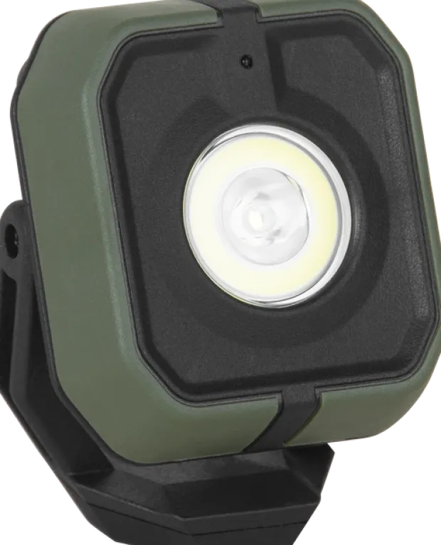 Power mini LED oppladbar arbeidslampe IP65 grønn