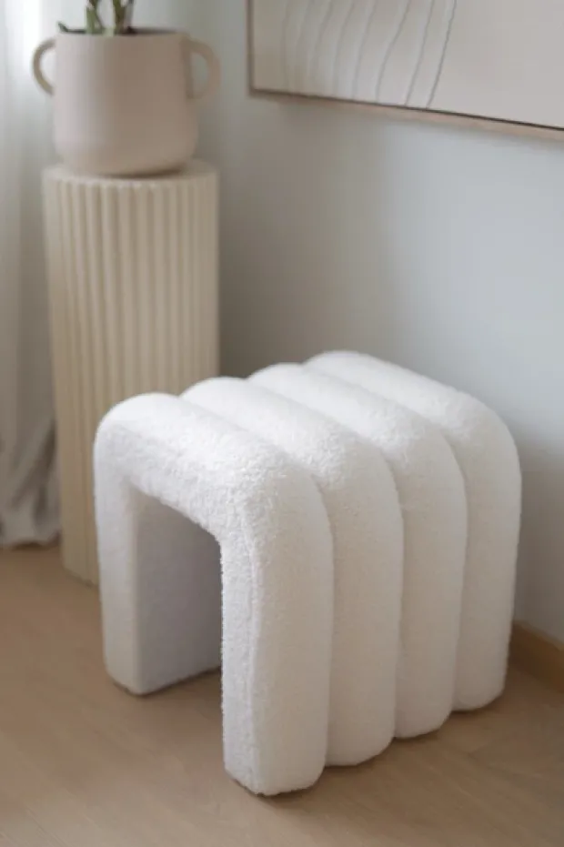 Puff Tube puff 40cm hvit
