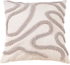 Putetrekk mønster 45cm beige