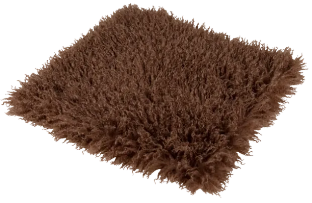 Putetrekk pels 45cm brun