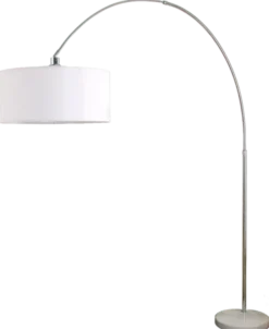 Rauma gulvlampe med skjerm 227cm krom