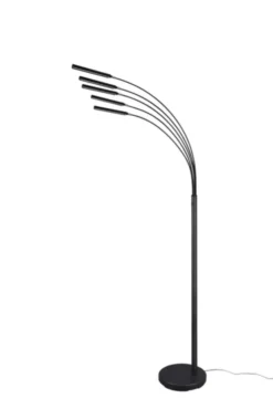 Reed LED gulvlampe 5lys 180cm sort