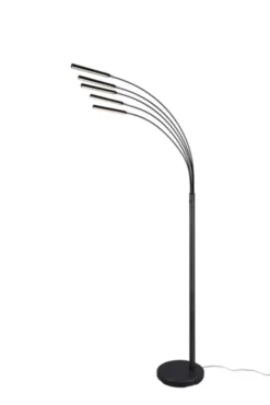 Reed LED gulvlampe 5lys 180cm sort