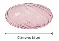 Reserveglass Elara taklampe rektangel lilla oval 18cm