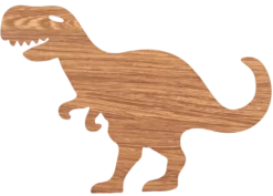 Rex Dinosaur LED vegglampe 33cm brun