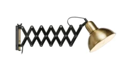 Riggs vegglampe 18,5cm messing
