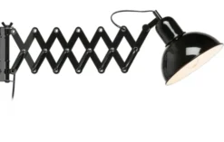 Riggs vegglampe 18,5cm sort