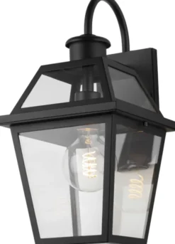 Rjukan utelampe vegg IP44 47cm sort