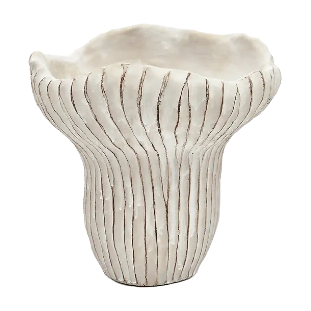 Saguaro vase 23,5cm beige