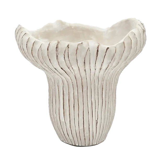 Saguaro vase 23,5cm beige