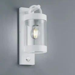 Sambesi utelampe vegg bevegelsessensor IP44 33cm hvit